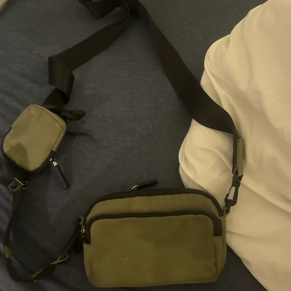 American Eagle Outfitters Olive Belt Bag